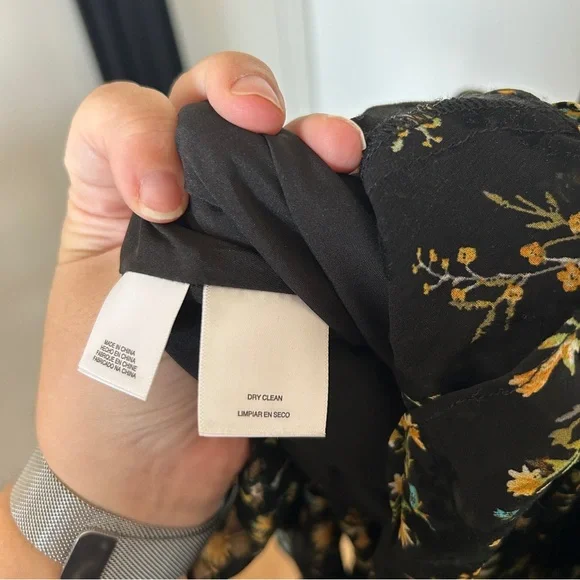 Rachel Roy Tiered Ruffled Boho Maxi Dress in Black Floral (Plus Size 18W) - Picture 6 of 8